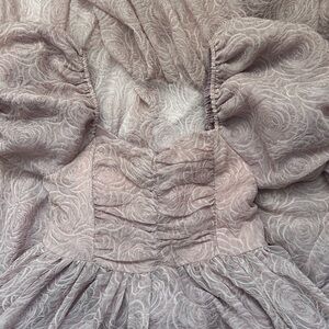 Joyfolie Mauve Textured Dress